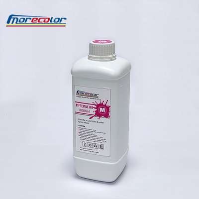 Witte DTF Pigmentinkt Waterdichte Wrijvingsweerstand voor L1800 Digital Printing