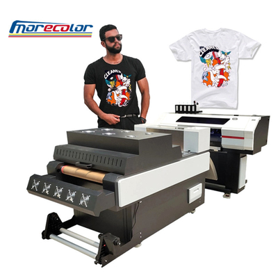 60 cm DTF-overdrachtprinter Automatische hoge resolutie witte CMYBK-kleur