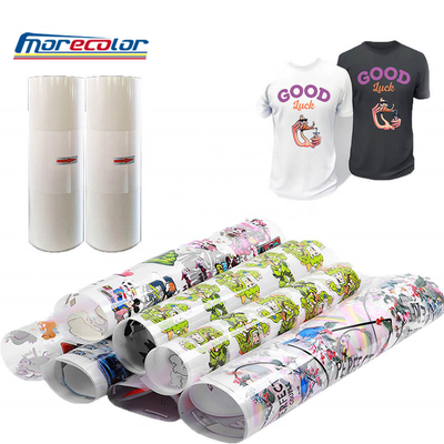Roll-to-roll DTF PET-folie 75 micron voor digitale T-shirtdruk