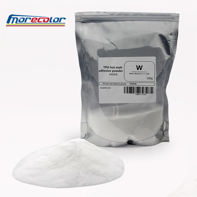 1kg 20kg DTF Hot Melts Zelfklevende Poeder Zwart Witte Kleur Voor Warmteoverdracht Film