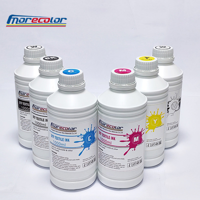 Direct Transfer Film DTF Drukinkt CMYK Kleur Witte Kleur 1L Voor T-shirt Afdrukken: