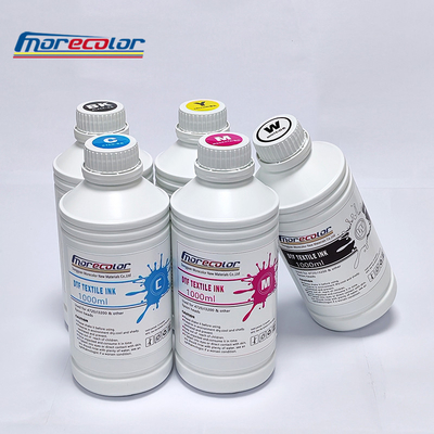 Morecolor DTF witte inkt op waterbasis 1000ML voor digitaal printen